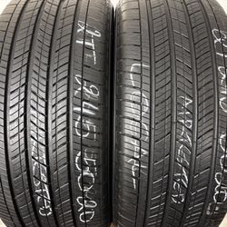 2 Tires 245 50 20 Michelin Primacy Lxt Like New No Repairs