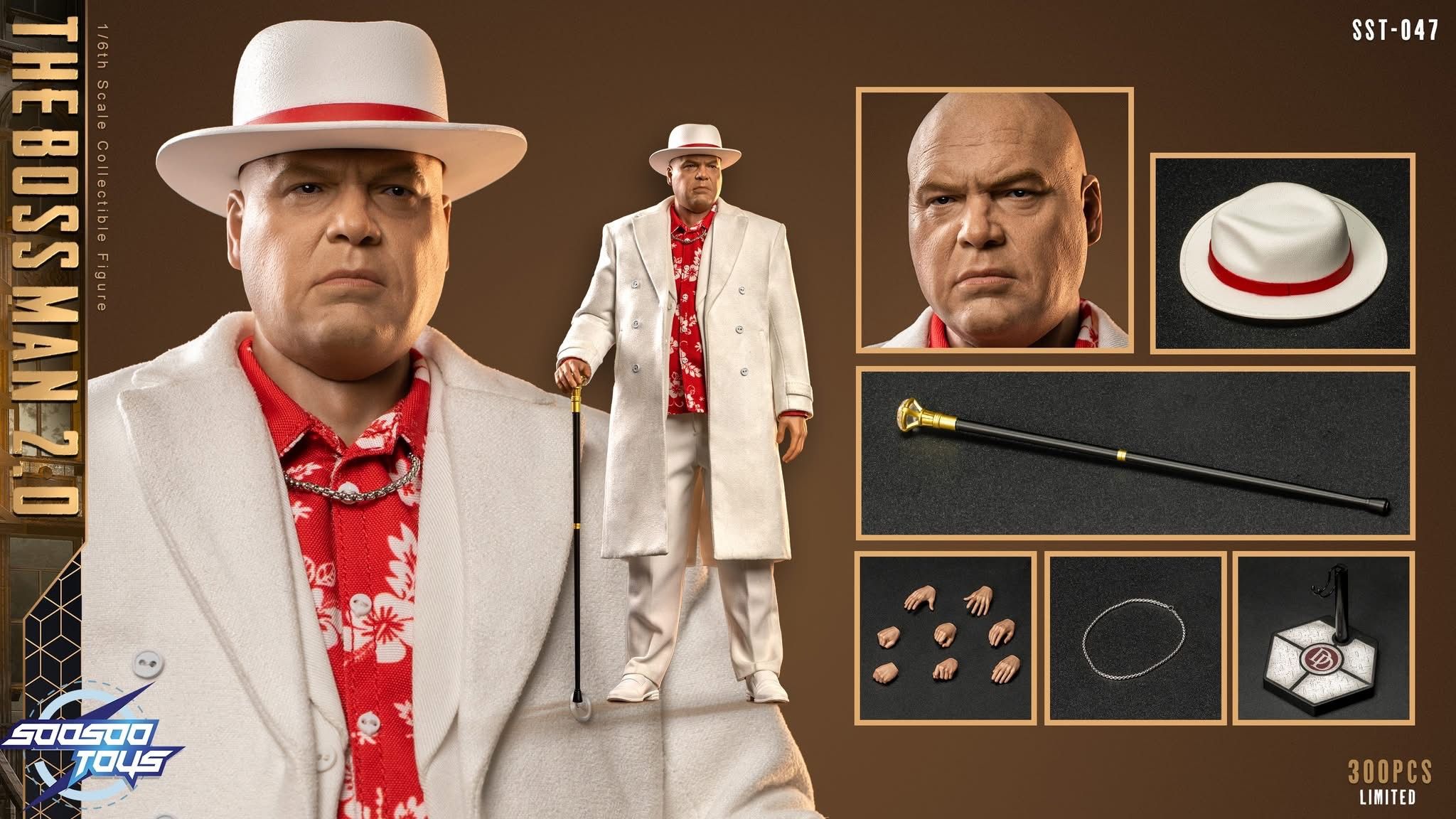Marvel Limited Soosootoys Bossman 2.0 Hot Toys Wilson Fisk Daredevil