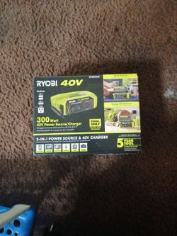 Ryobi 40V 300W Power Source / 40v Charger