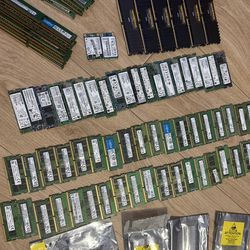 A lot of SSD drives (128, 256, 512 GB)
