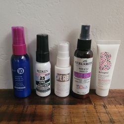 5 Travel Size Hair Treatment Sprays