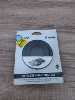 Onn wireless charging pad 5 watts $5 