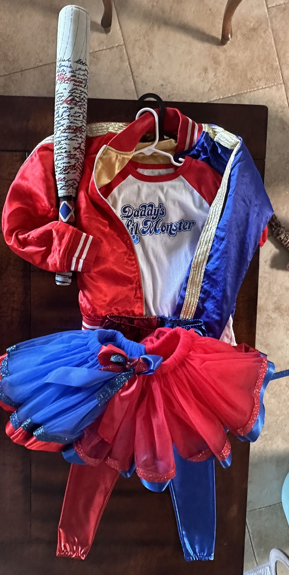 Harley Quinn Costume- Girls 6x-7