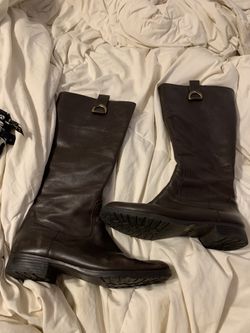 Ralph Lauren brown leather riding boots size 6