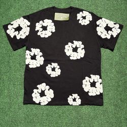 Black And White Denim Tears Shirt