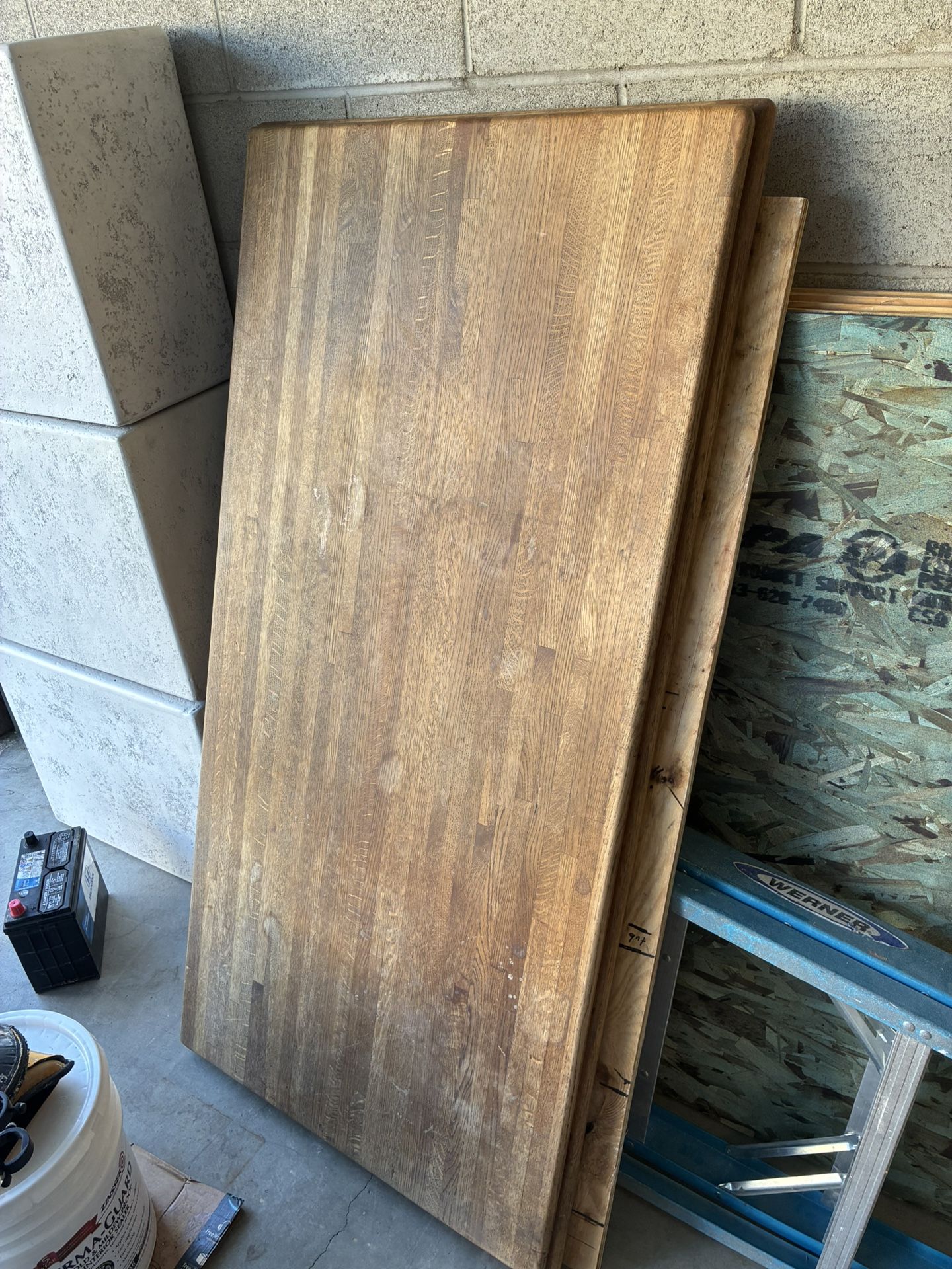 Solid White Oak Tabletop β 60β x 30β