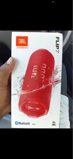 JBL Harman Flip 7 Bluetooth Speaker – Red