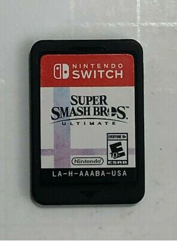 Super Smash Bros Ultimate Nintendo switch game with case