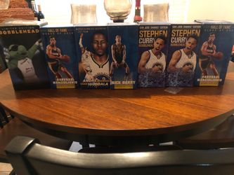 Warriors bobble heads- SGA NIB