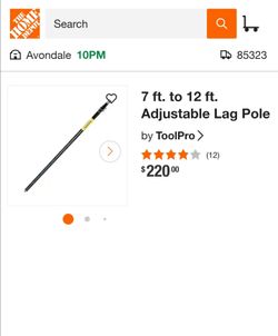 LAGMASTER TELESCOPIC POLE