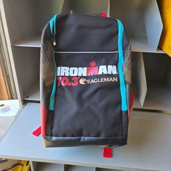 IRONMAN 70.3 Eagleman triathlon athlete transition backpack
