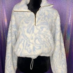 Puffy Fuzzy Pullover Jacket 