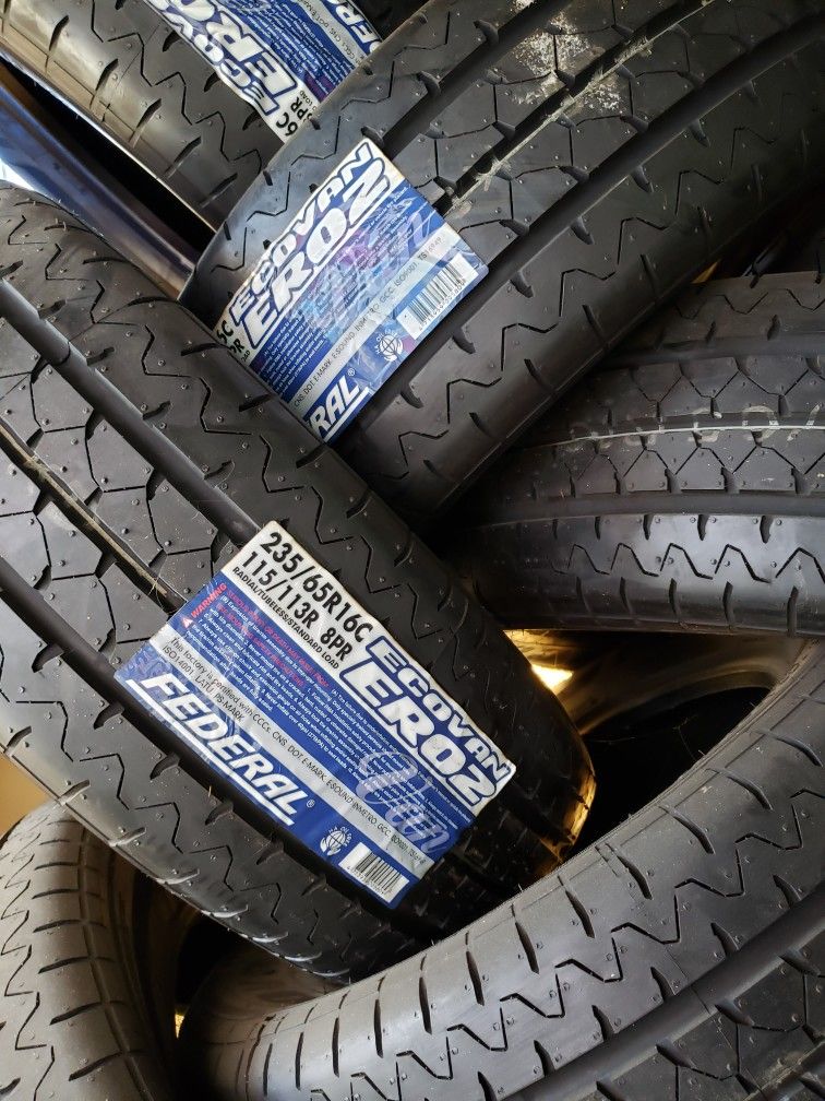 New 235/65r16 Federal Er02 235 65 16 Also Fit Older Year Honda Odyssey And Toyota Sienna Ford Transit