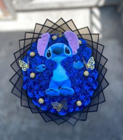 Stitch Ribbon Roses Bouquet