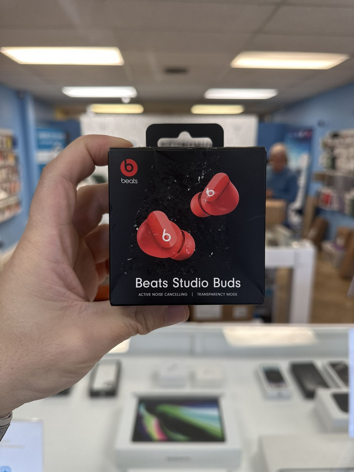 Beats By Dr. Dre Beats Studio Buds A2512 Red Noise Cancelling Wireless Earbuds