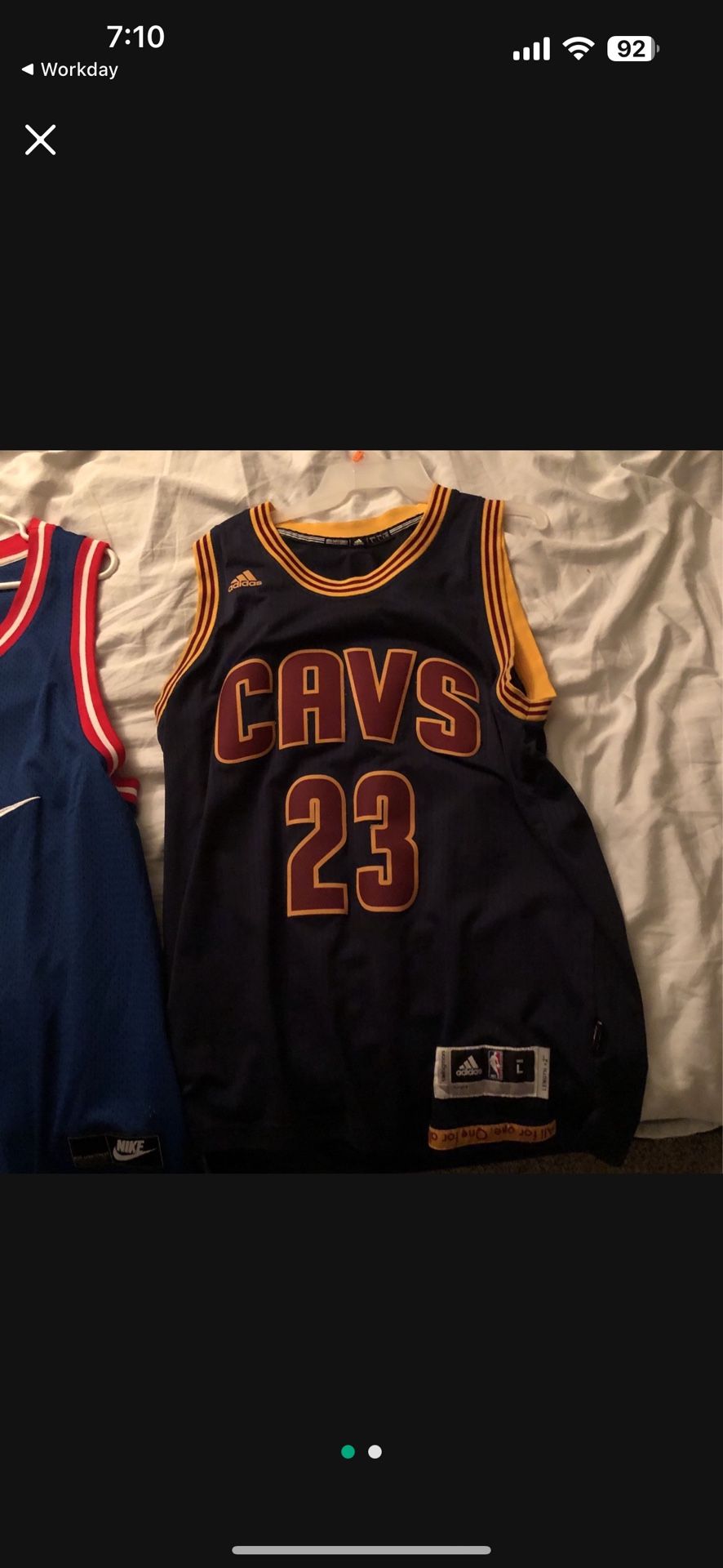 LeBron James throwback jersey