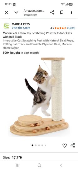 Cat   tower  scratching