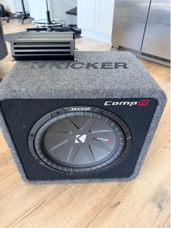 Kicker Loaded Sub And Amp