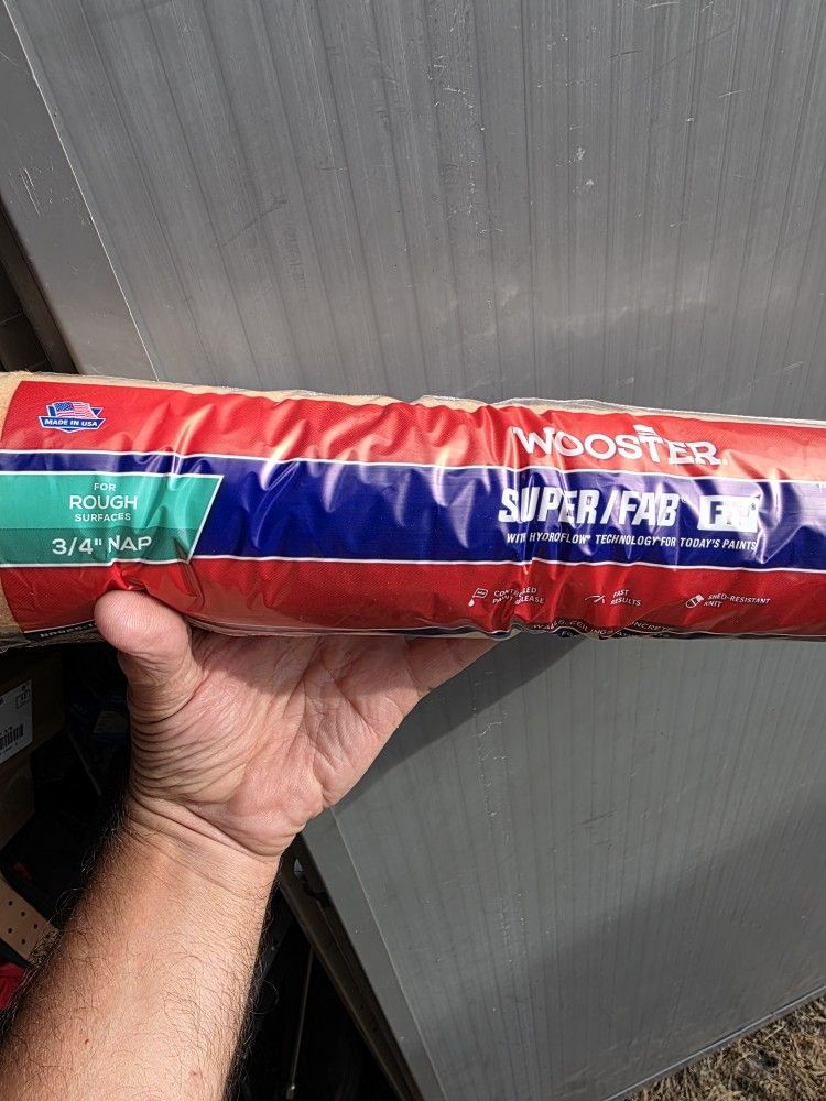 Wooster 18 In Roller 3/4 Rough Super Fab