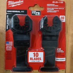 Brand new factory sealed in packaging Milwaukee multi tool blades