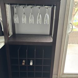 Wooden Wine Rack Like New!