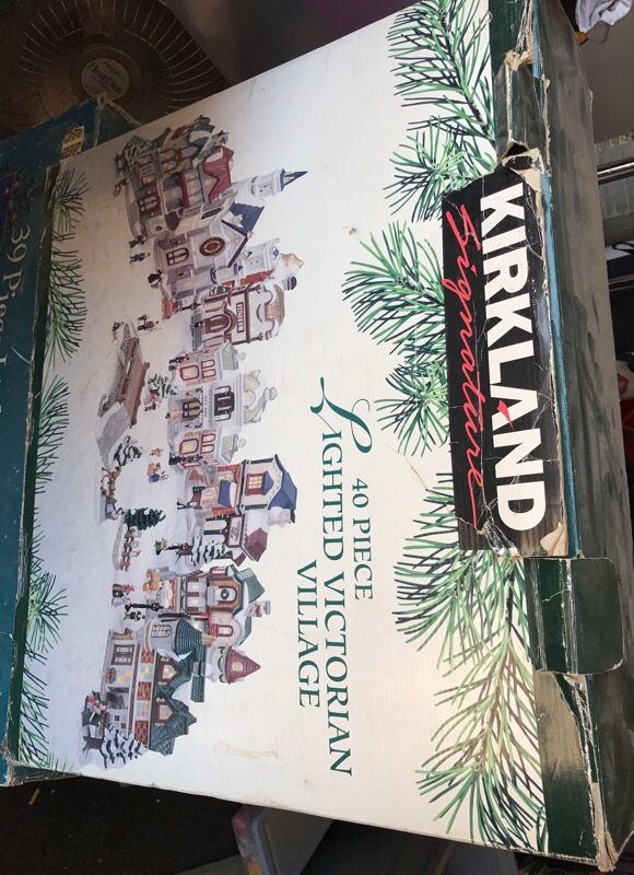 Kirkland signature 40 piece lighted Victorian Village