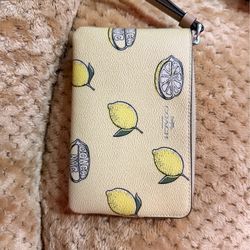 Coach - Lemon Wrist Wallet