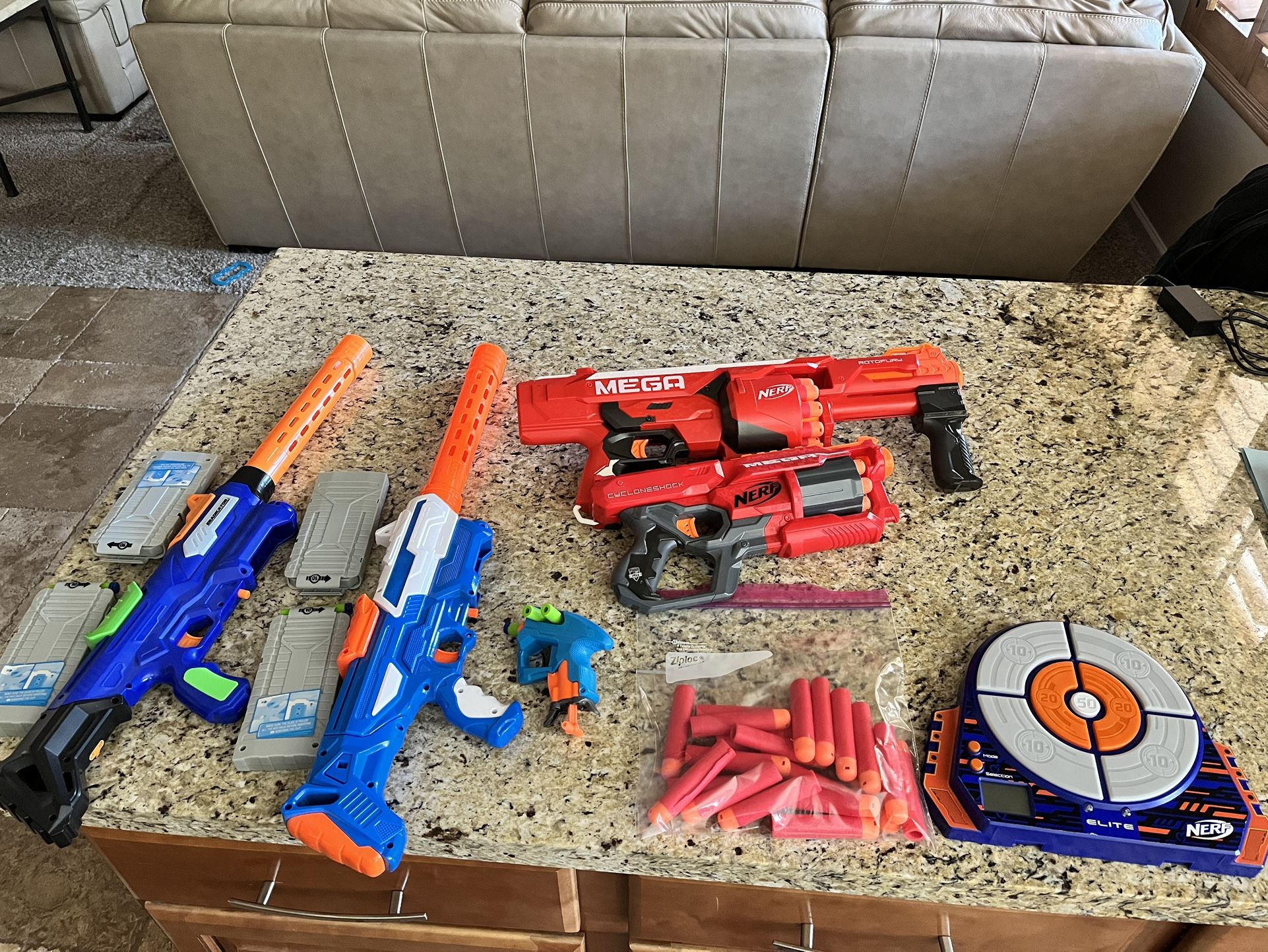 Nerf Set Plus Target Game