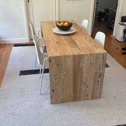 Custom Reclaimed Local Artisan Dining Table (And chairs)