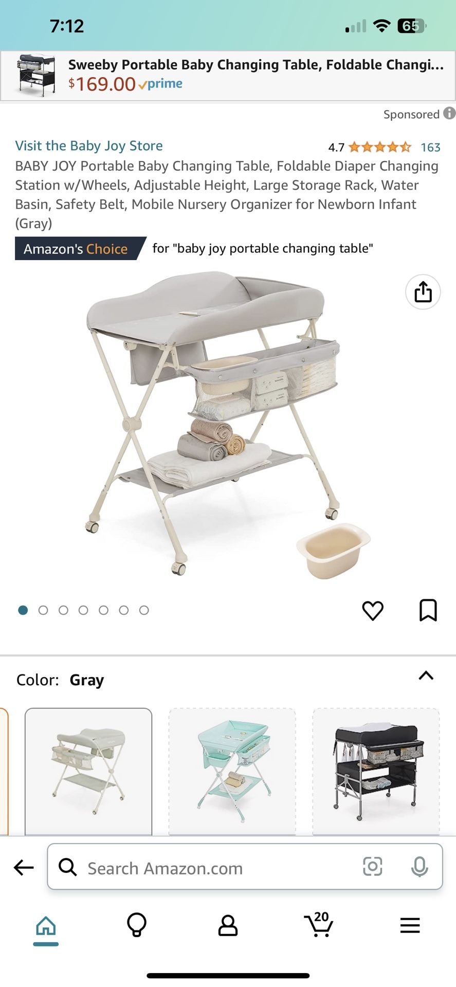 Changing Table