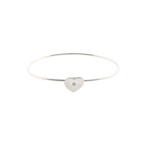 Tiffany & Co. Paloma Picasso Heart Bangle With Diamond