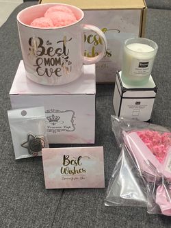 Mothers Day Coffee Cup Basket - New In Box