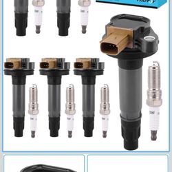 TAUTOY UF646 DG549 Ignition Coil Pack Spark Plug 6 PCS (3.5L Turbo Only) 2012-2020 For Ford Expedition Explorer F150 Flex Police Taurus Transit 150 25