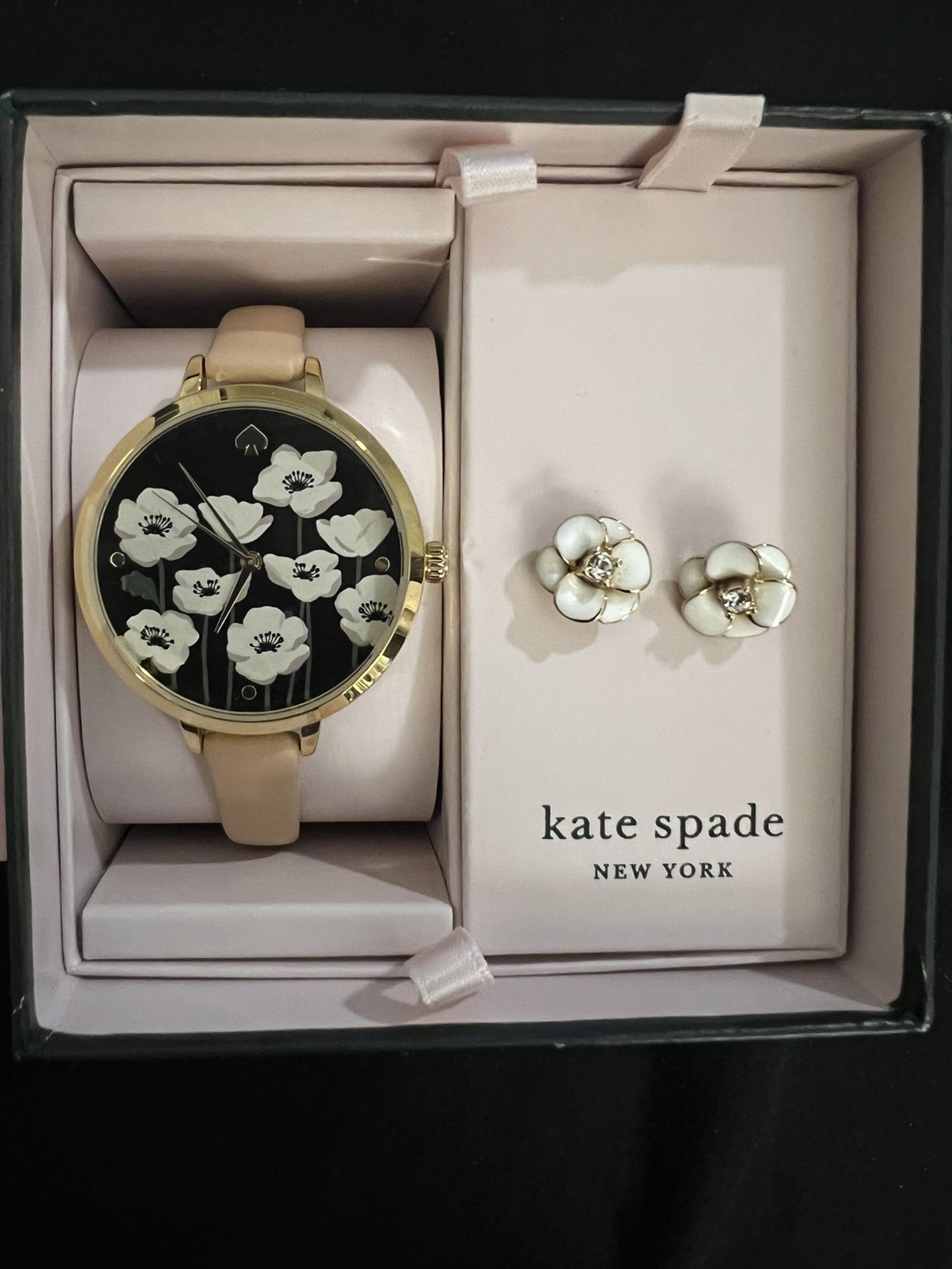 Kate Spade Watch And Earring Set (New) 