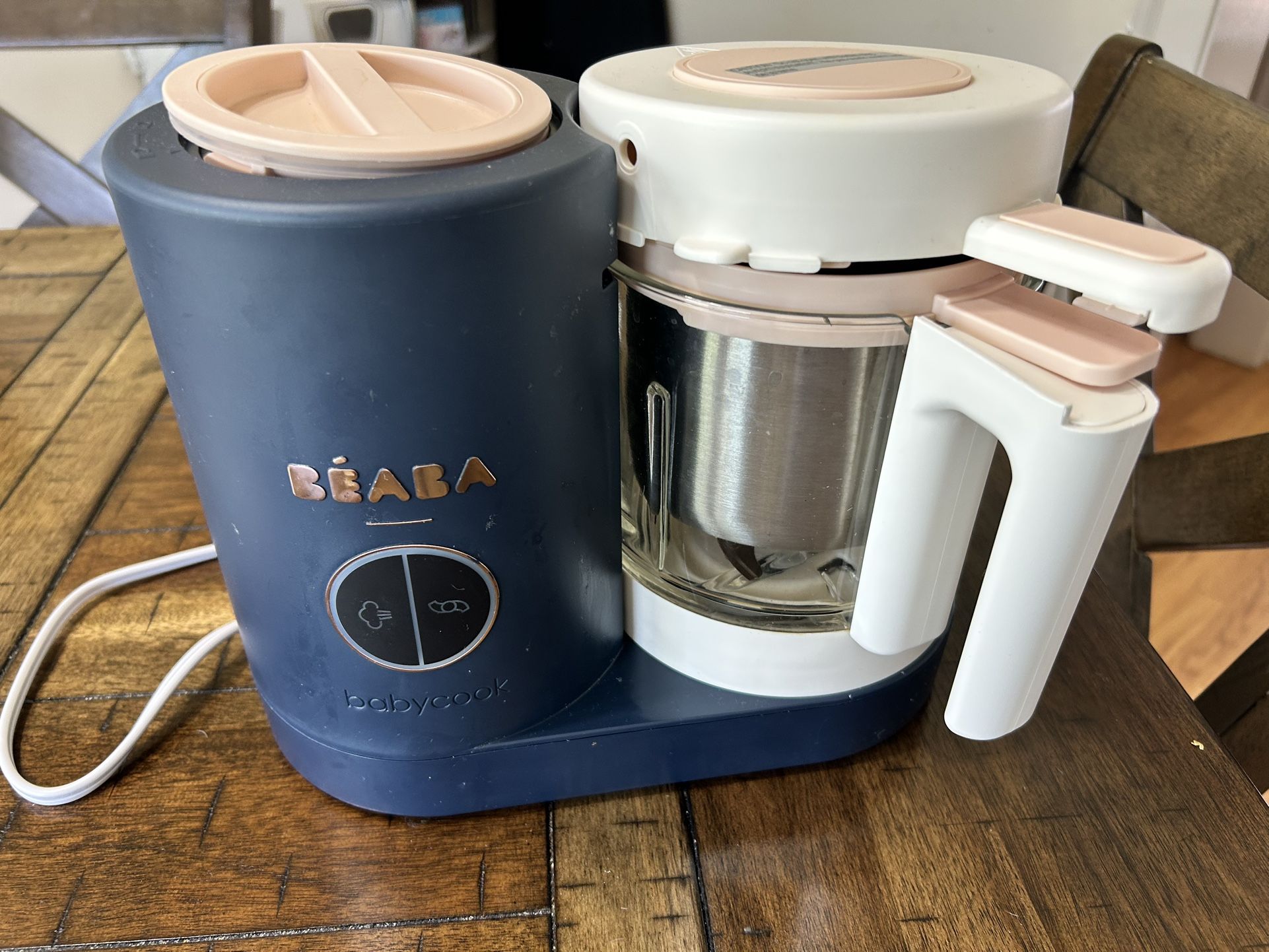 BEABA Babycook Neo Baby Food Maker | Non-Toxic Glass & Stainless Steel