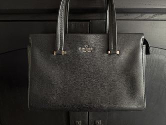 👜 Kate Spade New York Leather Satchel – Black