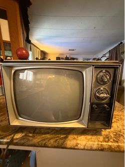 Old school black & white tv