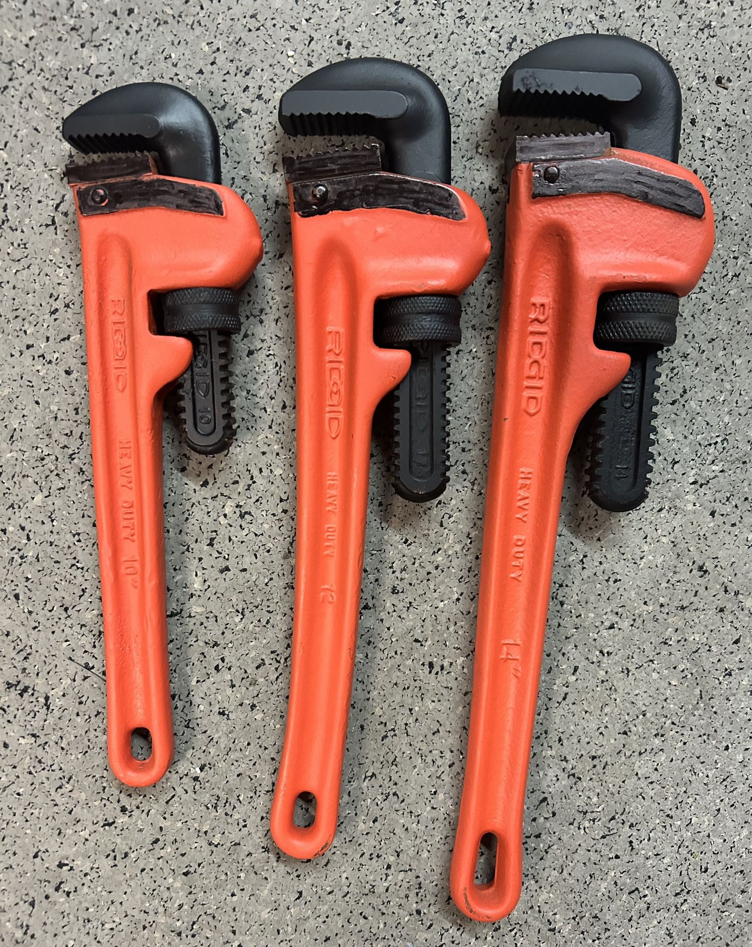 Pipe Wrench Ridgid Tools Lot