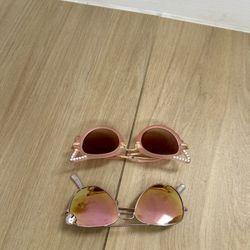 Little Girls Sunglasses Unicorn and Kitty Style