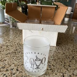 Collectible  Kraftware  2000 Millennium  Glasses 