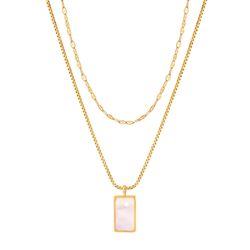 GOLD PLATED STAINLESS STEEL NECKLACE