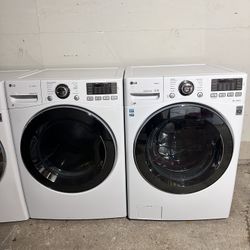 LG Front Load Washer And GAS Dryer Set