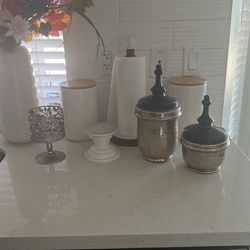 Jars and Candle stands 