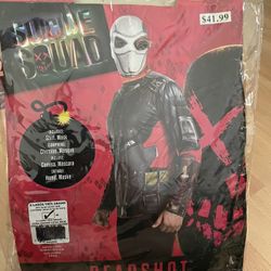 Adult Suicide Squad Deadshot Costume Size XL