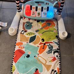 Fisher Price kick and play gym/ tummy time toy