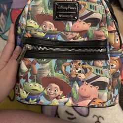 Rare Disney Toy Story Loungefly Mini Backpack