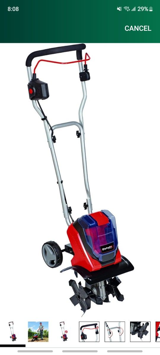 Einhell GE-CR 30 4 Tines 12-Inch Width, Tool Only (Battery and Charger Not Included)