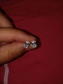 Oval stud earrings 925 very beautiful New