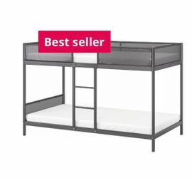 IKEA Twin Bunk Bed with 2 Desks – $100