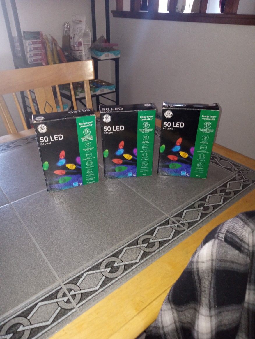 Christmas GE ENERGY LIGHTS